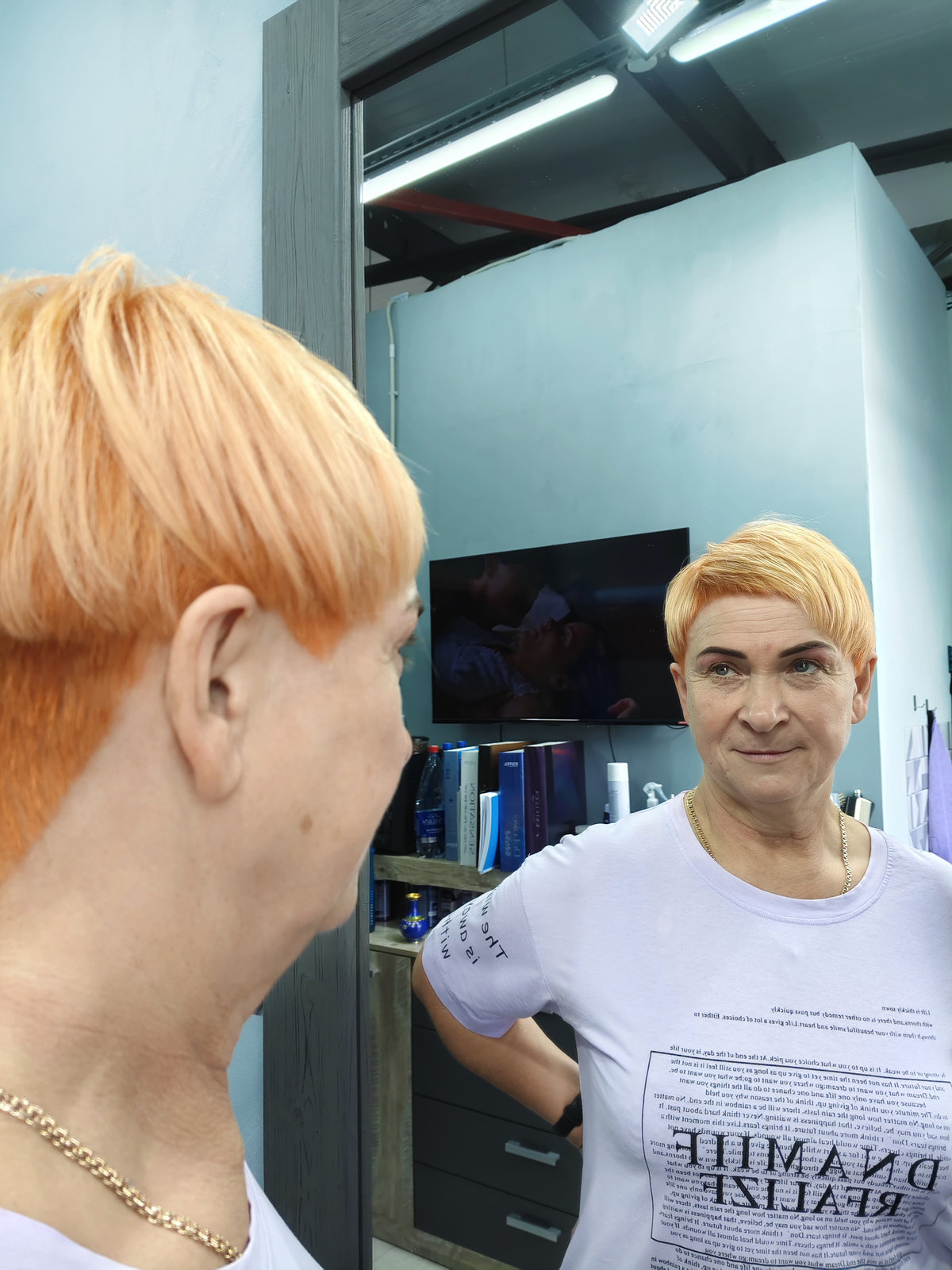 яркое окрашивание